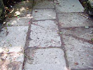 Path of Natural Stone Slabs